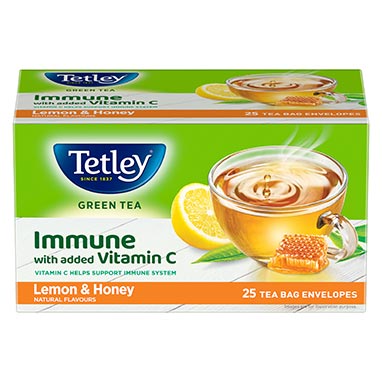 Tetley Green Tea with Lemon & Honey