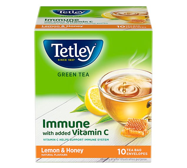 Tetley Green Tea with Lemon & Honey Tetley Green Tea with Lemon & Honey